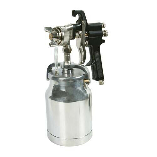 1000ml 1L 1 Litre High Pressure Spray Gun Dual Action 1/4" Inch Quick Connect Loops