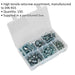 150 Piece High Tensile Setscrew Assortment - M5 to M10 - Partitioned Storage Box Loops