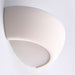 Dimmable LED Wall Light Unglazed Ceramic Semi Dome Lounge Lamp Lighting Fitting Loops