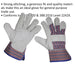PAIR General Purpose Riggers Gloves - Strong Stitching - Trades Hand Protection Loops