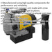 Low Profile 35mm Magnetic Drilling Machine - Safety Fixing Strap - 110V Loops