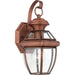 Outdoor IP44 Wall Light Sconce Aged Copper LED E27 60W Bulb Outside External Loops