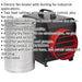 Industrial Fan Heater with 6m Ducting - 5 Kilowatt - Thermostat Control Loops