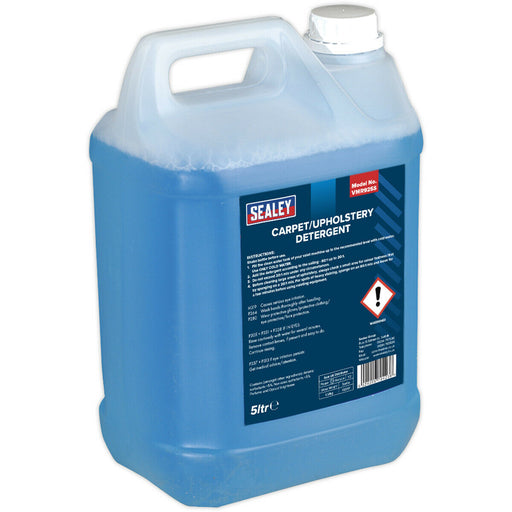 Carpet Upholstery Detergent - 5 Litre - Valeting Cleaning Liquid Shampoo Loops