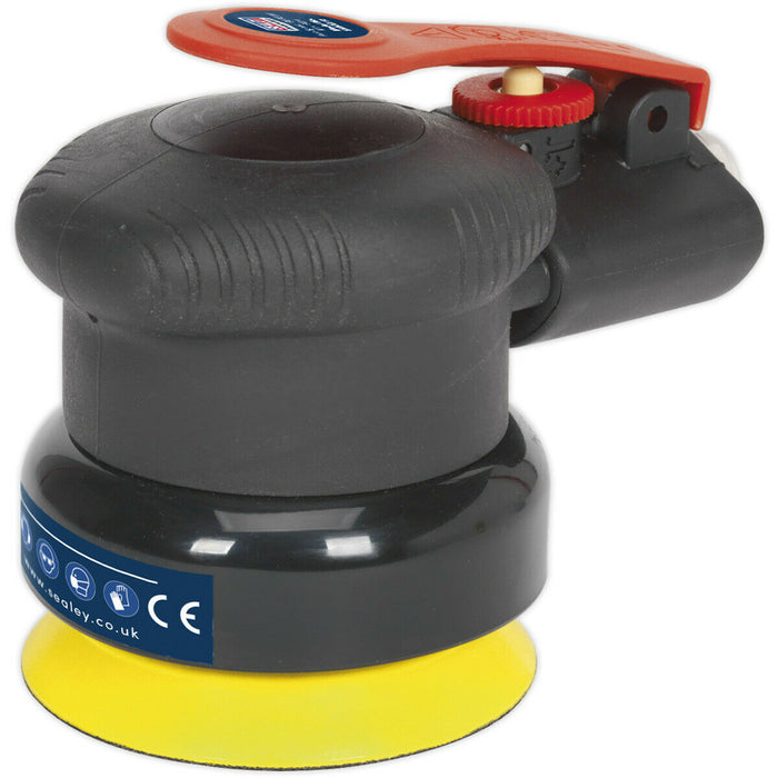 PRO 75mm AIR Palm Sander 5mm Orbital - 1/4" BSP - Variable Speed Hook & Loop Pad Loops