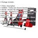 Hydraulic Trolley Jack Kit - Breaker Bar - Axle Stands - Mechanics Gloves & Mat Loops