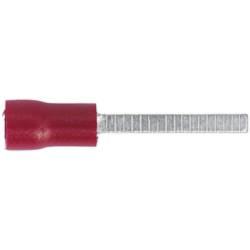 100 PACK Blade Terminal - 18 x 2.3mm - Suitable for 22 to 18 AWG Cable - Red Loops