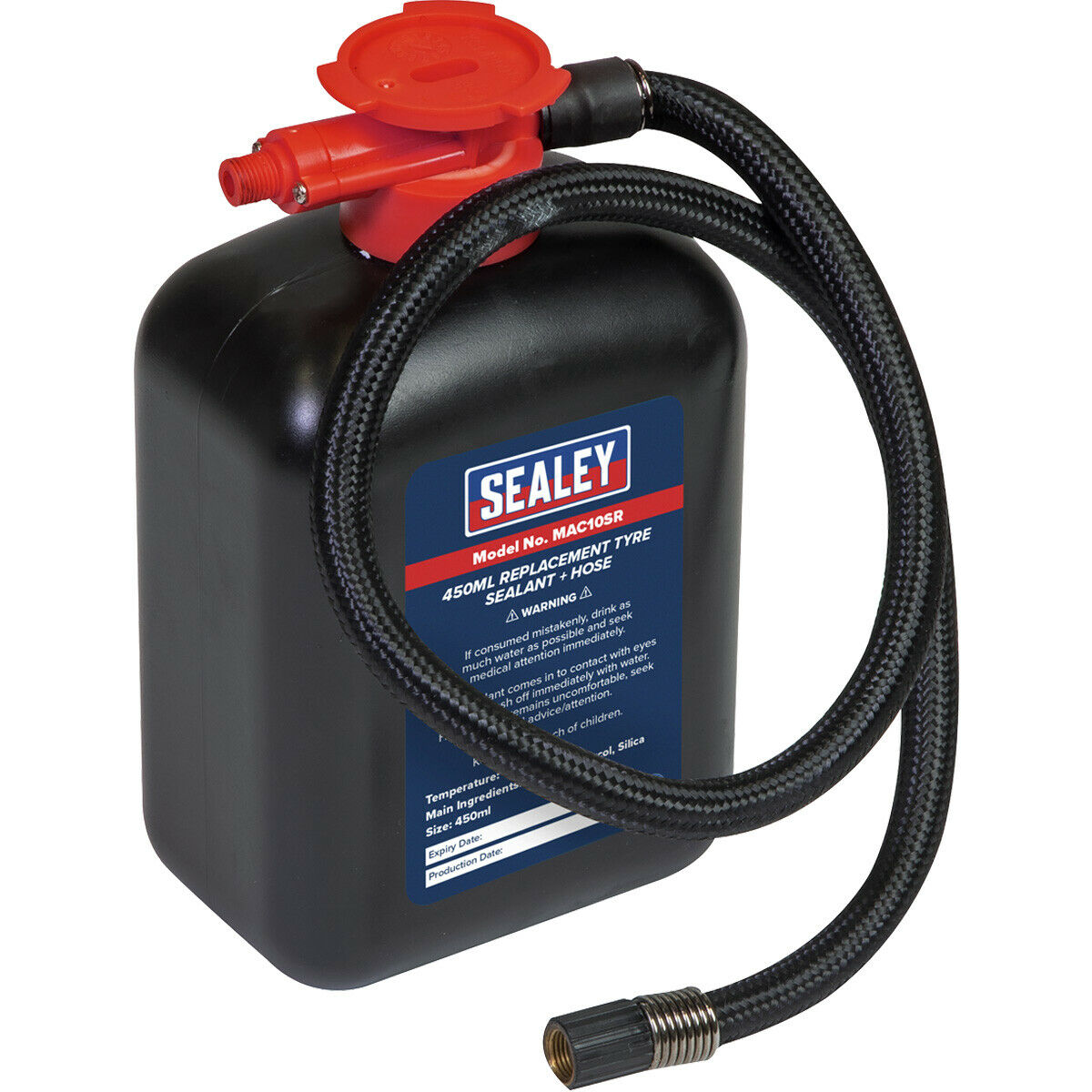 450ml Replacement Tyre Sealant & Hose - Natural Rubber Sealant - Puncture Repair Loops