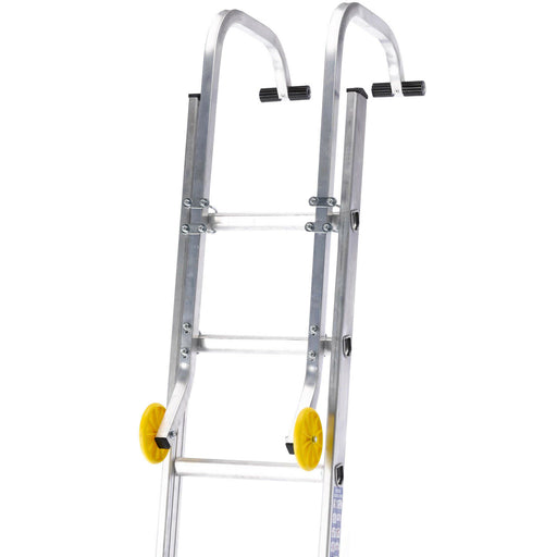 Extension Ladder Roof Hook Conversion Kit Ridge Clamp & Wheel Ladders Adapter Loops