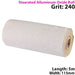 5m Roll 240 Grit Stearated Aluminium Oxide Sandpaper For Decorator Paint Loops