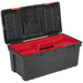 490 x 240 x 240mm Tool Box & Tote Tray - Portable Storage Organizer Compartments Loops