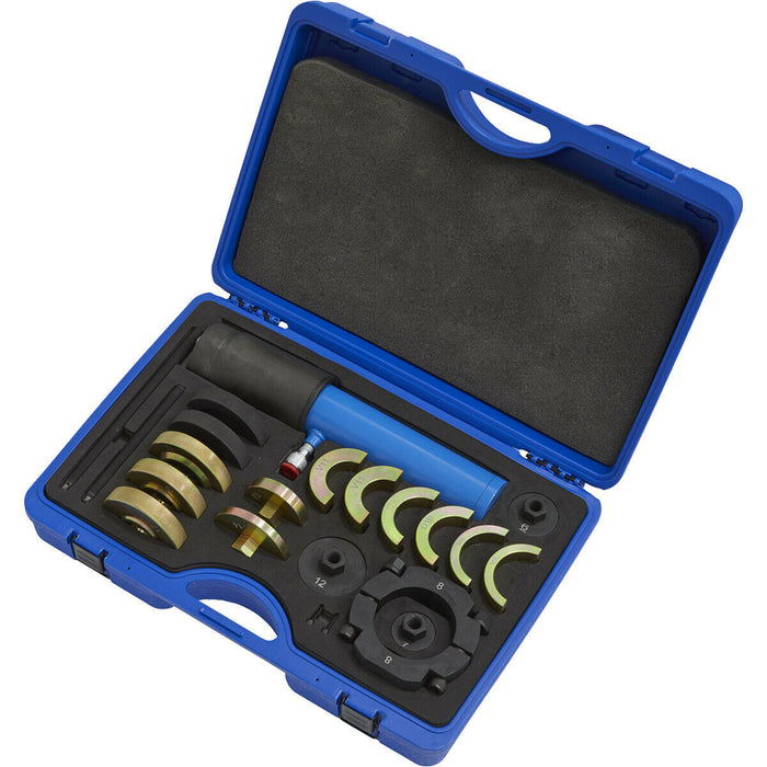 Commercial Hydraulic Brush Tool - Suspension Slotted Bushes Install Kit Cylinder Loops