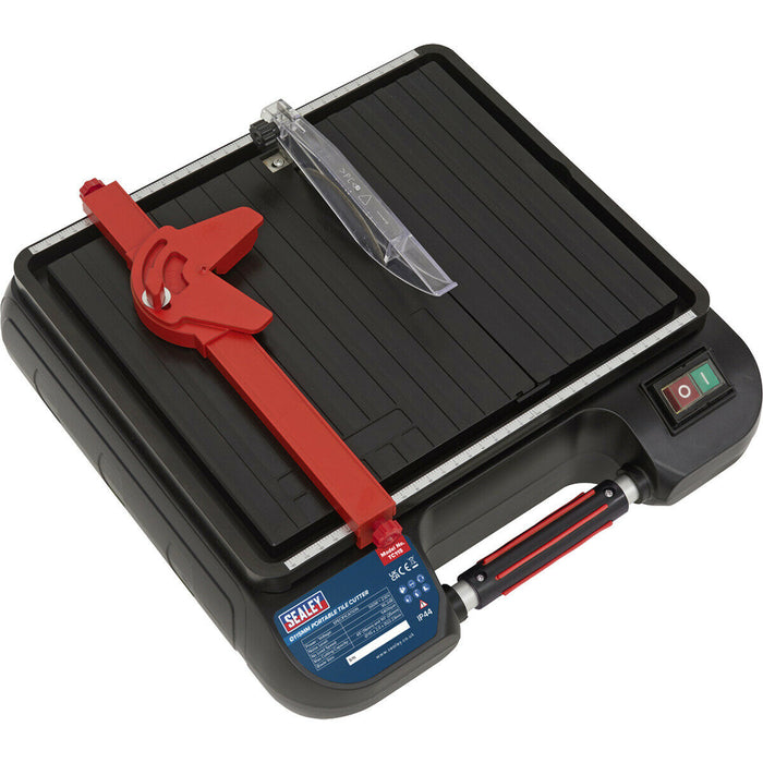 115mm Portable Tile Cutter - 230V 500W - 0 to 45 Degree Mitre 3.5L Water Cooled Loops