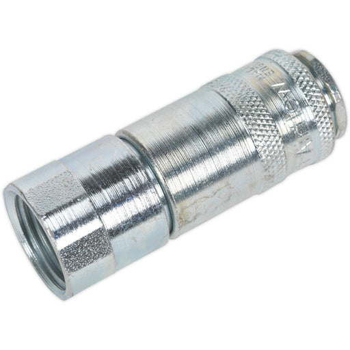 1/2 Inch BSPT Coupling Body Adaptor - Female Thread - 100 psi Free Airflow Rate Loops