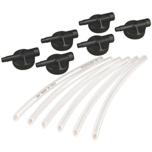 6 PACK Disposable Heads for ys08586 Underbody Coating & Wax Injector Gun Loops