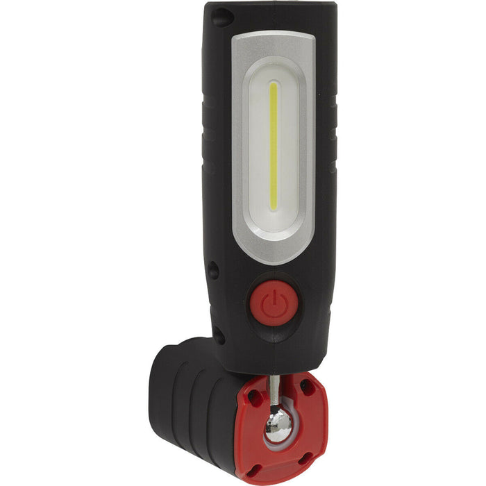 12V 360° Swivel Inspection Light - 8W COB LED - BODY ONLY - Swivel & Tilt Loops