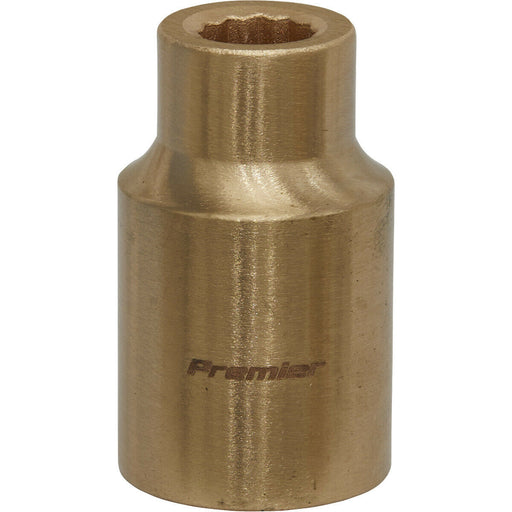 9mm Non-Sparking WallDrive Socket - 1/2" Square Drive - Beryllium Copper Loops