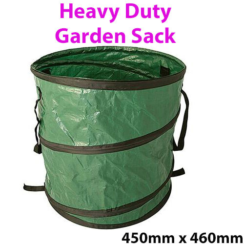 Pop up Garden Sack 450mm x 460mm 100GSM Leaves Grass Cuttings Landscape Waste Loops