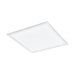 Wall / Ceiling Light White 450mm Slim Square Panel 21W Built in LED 4000K Loops