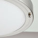 Flush Bathroom Ceiling Light Satin Nickel IP44 Round LED Cool White Lamp Fitting Loops