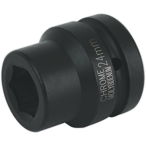 24mm Forged Impact Socket - 1 Inch Sq Drive - Chromoly Impact Wrench Socket Loops