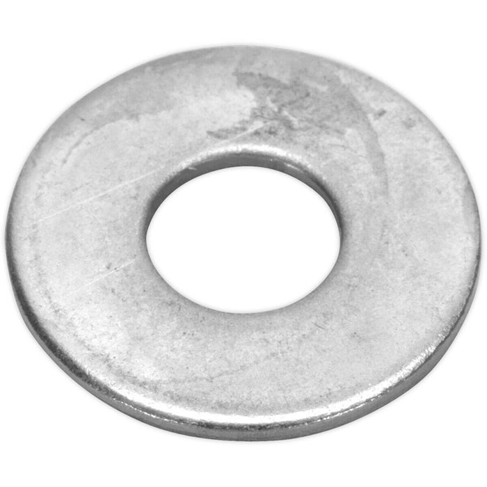 100 PACK Form C Flat Washer - M8 x 21mm - BS 4320 - Metric - Metal Spacer Loops