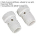 2 PACK Ceramic Diffusers - Suitable for MB36 Torches - MIG Welding Diffuser Loops