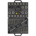 45pc Imperial Tap & Split Die Set - 1/4" to 1" - Manual Bar & Socket Threading Loops