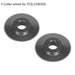 2 PACK Nickel-Plated Cutter Wheel Blade for ys10682 Brake Pipe Cutter Loops