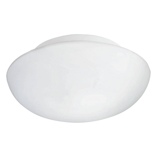 Wall Flush Ceiling Light Colour White Shade White Glass Opal Matt Bulb E27 2x60W Loops