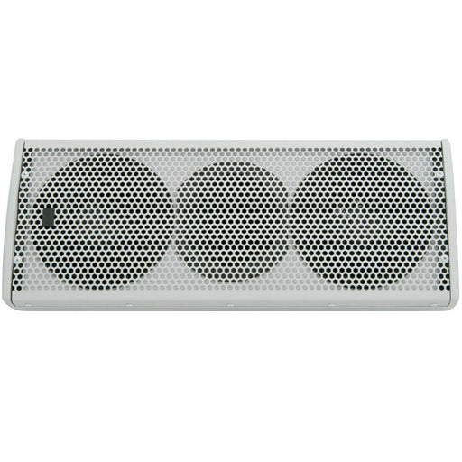 Premium White 320W Multi Angle Dual Sub Speakers Wall Mount Enclosure Cabinet Loops
