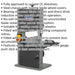 Steel Chassis Professional Bandsaw - 200mm Throat - 180W Motor - Tilting Table Loops