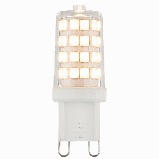 3.5W LED G9 Light Bulb Clear Warm White 3000K 400 Lumen Mini Small Indoor Lamp Loops
