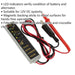 12V Battery & Alternator Tester - LED Indicators - Magnetic Backing - DC Systems Loops