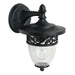 Outdoor IP44 Wall Light Sconce Black LED E27 60W Bulb Outside External d01120 Loops