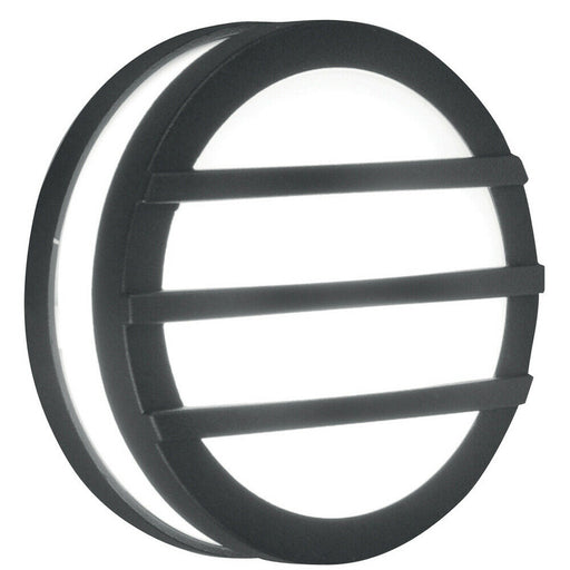 Outdoor IP54 Wall Light Graphite LED GX53 9W Outside Loops