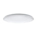 Flush Ceiling Light Colour White Shade White Plastic Bulb LED 80W Included Loops