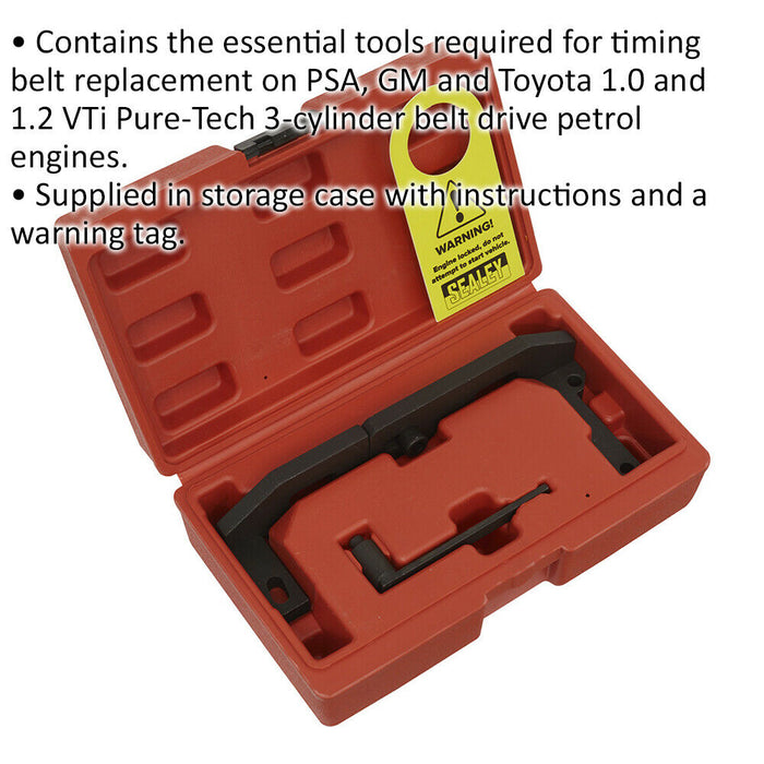 Petrol Engine Timing Tool Kit - BELT DRIVE - For PSA Peugeot GM & Toyo —  LoopsDirect
