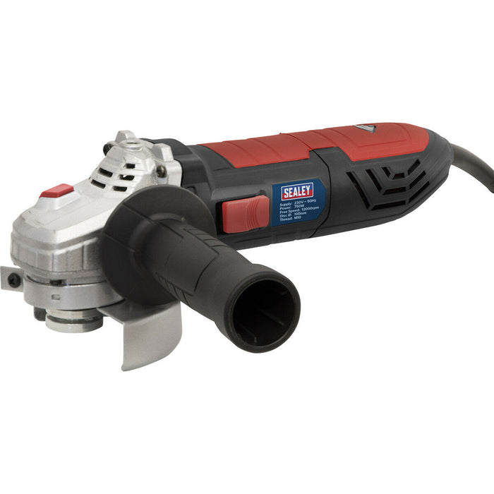 100mm Angle Grinder - 750W Heavy Duty Motor - 12000 RPM - M10 x 1.5mm Spindle Loops