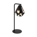 Table Lamp Desk Light Black & Antique Copper Shade Steel 1 x 60W E27 Bulb Loops
