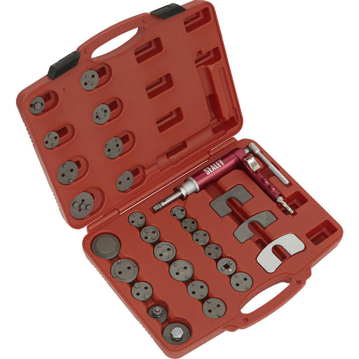 29 Piece Air Operated Brake Wind-Back Tool Kit - Suits Push & Wind Back Pistons Loops