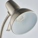 Standing Floor & Table Lamp Set Satin Nickel Adjustable Neck Living Room Light Loops