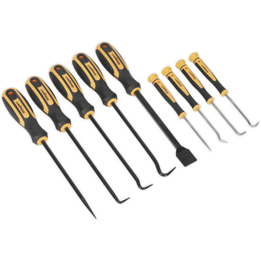 9 PACK Hand Scraper & Hook Set - Hose & Pin Clip Picking - Gasket Scraping Tools Loops
