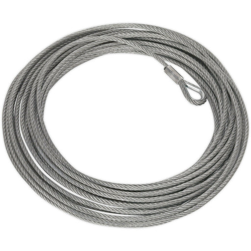 9.2mm x 26m Wire Rope - Suitable For ys09217 & ys09218 Self Recovery Winch Loops