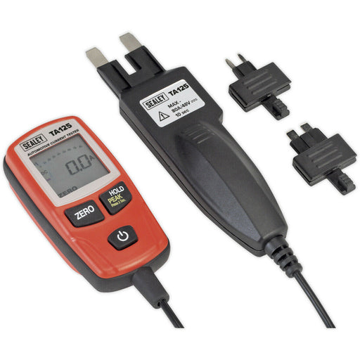 80A Automotive Current Tester - Mini Standard & Maxi Blade Fuses - LCD Display Loops