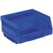 24 PACK Blue 105 x 85 x 55mm Plastic Storage Bin - Warehouse Parts Picking Tray Loops