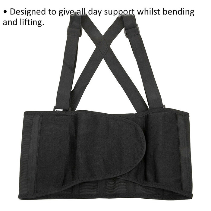 Large Back Support Belt - 965 to 1120mm - All Day Bending & Lifting Support Loops