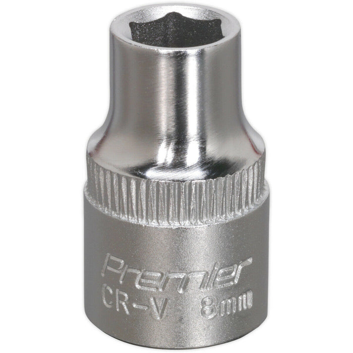 8mm Forged Steel Drive Socket - 3/8" Square Drive - Chrome Vanadium Socket Loops