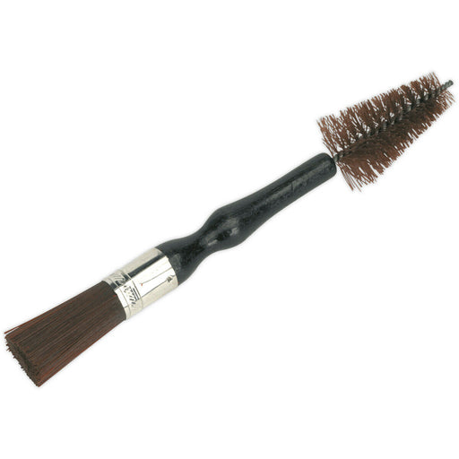 Double Ended Parts Cleaning Brush - Solvent Resistant Bristles - Degreasing Loops