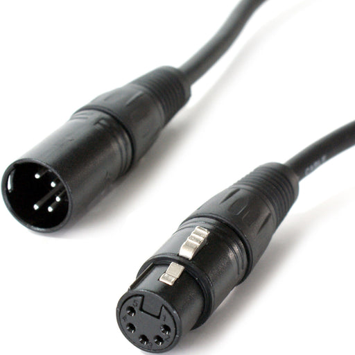 30m 5 Pin XLR Male to Female DMX Lighting Cable DJ Gig LED Signal Light Lead Loops